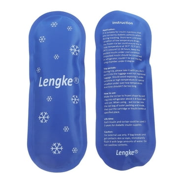 2pcs Portable Insulins Cooler Bag Reusable Ice Packs For Medication Storage Small Insulated Travel Case Ice Packs Reusable Pack