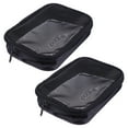 thumbnail image 1 of 2pcs Portable Mesh Travel Toiletry Bag Creative Cosmetic Storage Pouch Organizer, 1 of 7