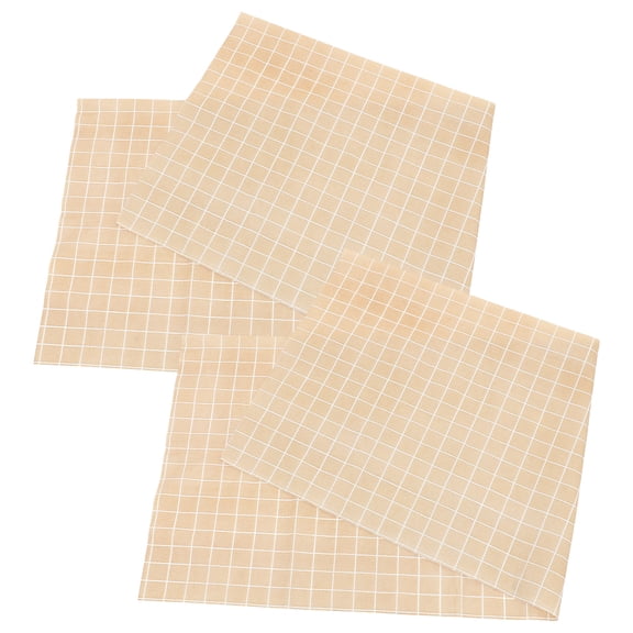 Raindrops Wipeable Table Covers Dustproof Peva Coffee 2Pcs 70.9X53.9In