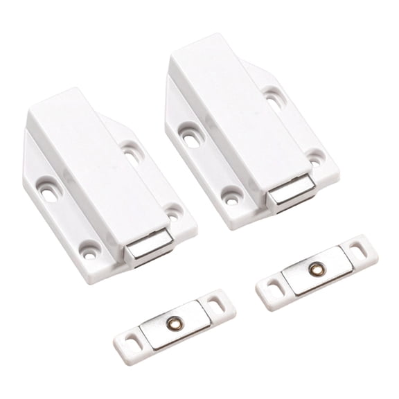 2pcs Portable Push Latches for Hide Door and Drawer With Powerful Magnets
