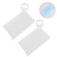 2pcs Portable Silicone Storage Box Outdoor Masks Box Face Cover Storage