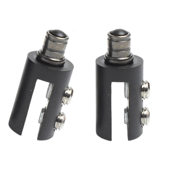 2pcs Portable Sturdy Glass Hinges Suitable for Various Glass Thicknesses