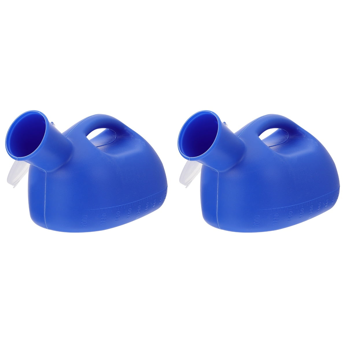 2pcs Portable Urine Bucket Home Chamber Pot 2000ml Urinal Collector with Cover