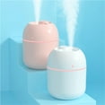 thumbnail image 1 of 2pcs , Portable Water Drop Humidifier White USB Desktop Indoor Air Atomization Humidifier Household Mute Large Spray Humidifier, 1 of 7