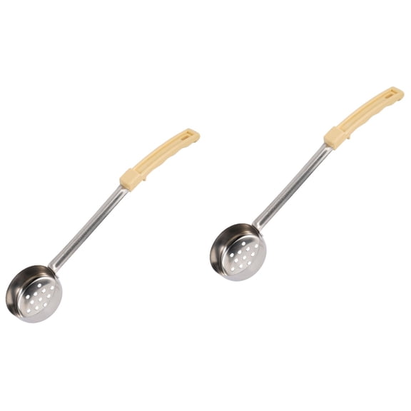 2pcs Portion Control Serving Spoon Pizza Sauce Serving Scoop Stainless Steel Portion Spoon