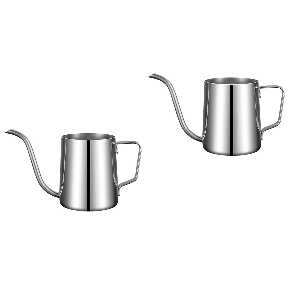 2pcs Pour Over Coffee Kettle Stainless Steel Gooseneck Tea Kettle 250ml