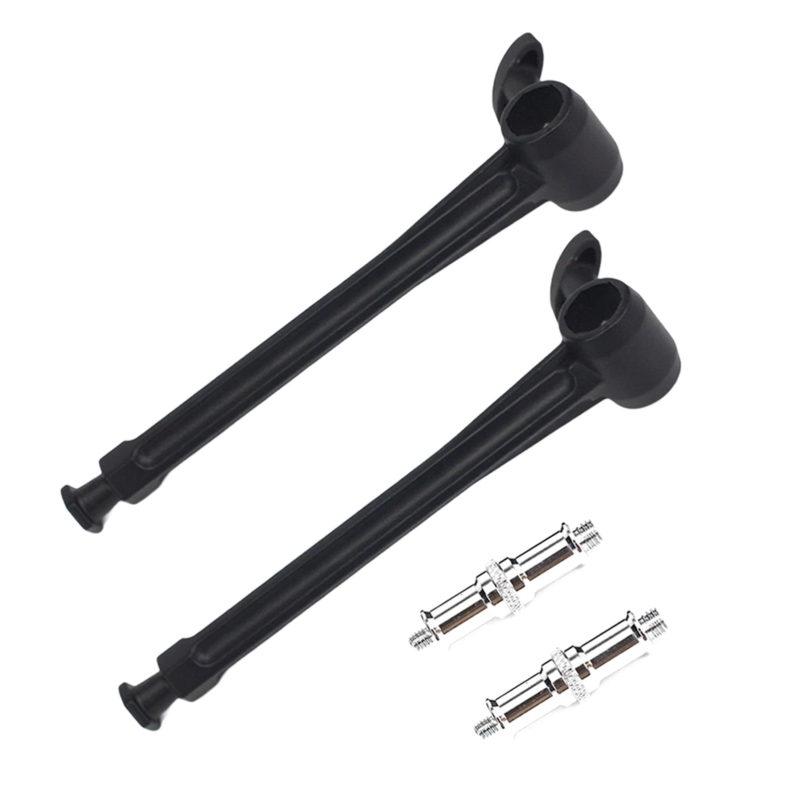 2pcs Powewrful Hexagonal Clamp Arm With Adjustable Reach For Studio Lighting Microphones Mounts Metal Plastic 2PCS