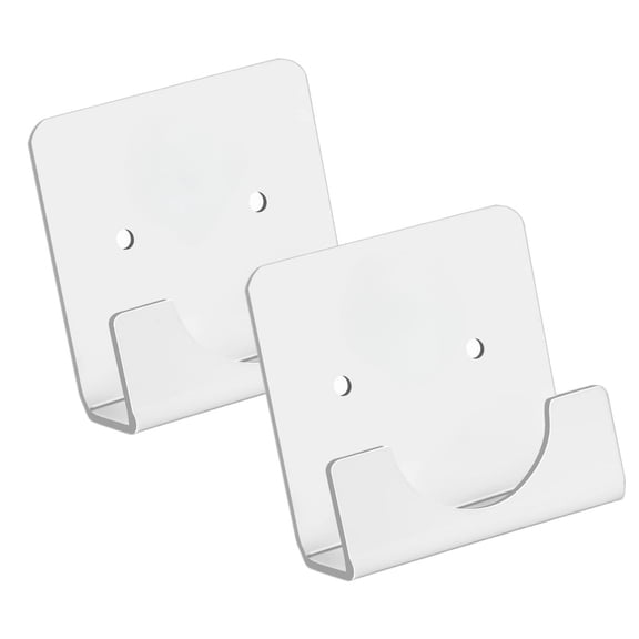 2pcs Practical Adhesive Shower Curtain Rod Holders Convenient Accessory for Multipurpose Use Home and Public Area