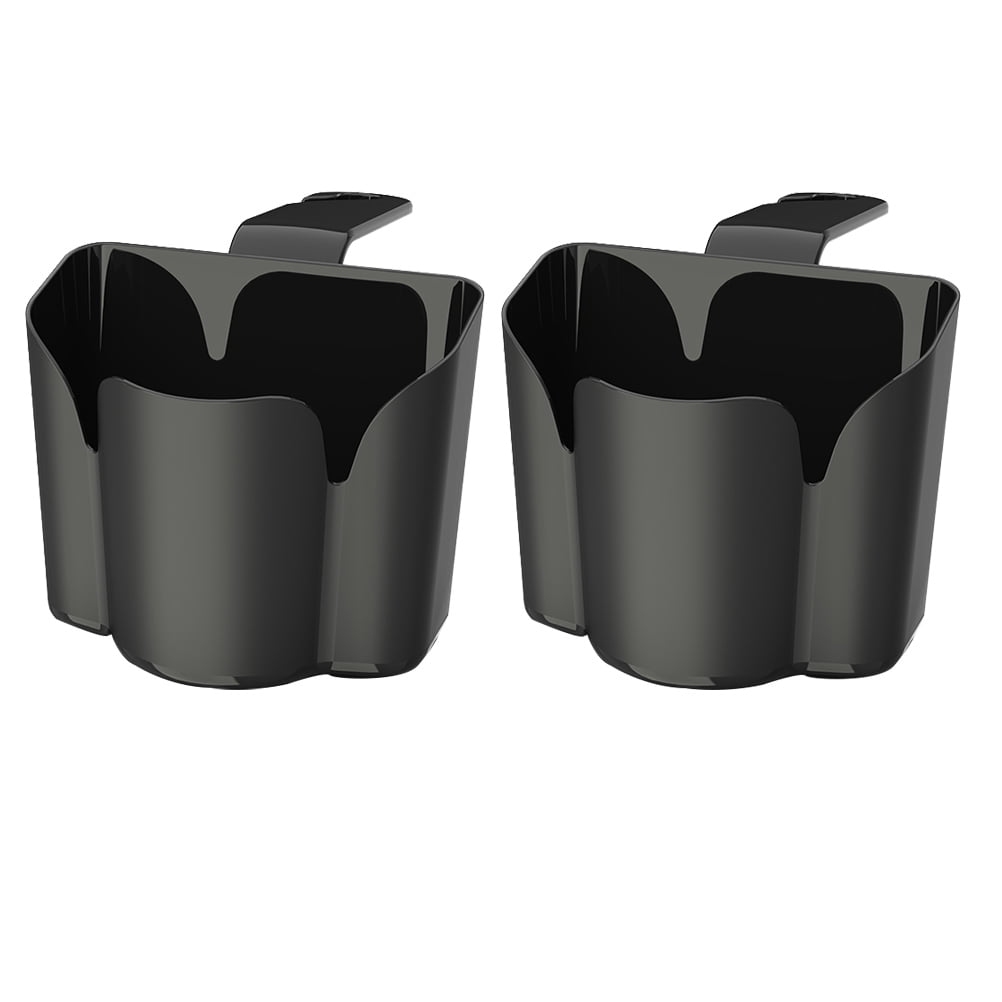 2pcs Practical Hook Trash Bin Multifunctional Simple Seat Storage Box