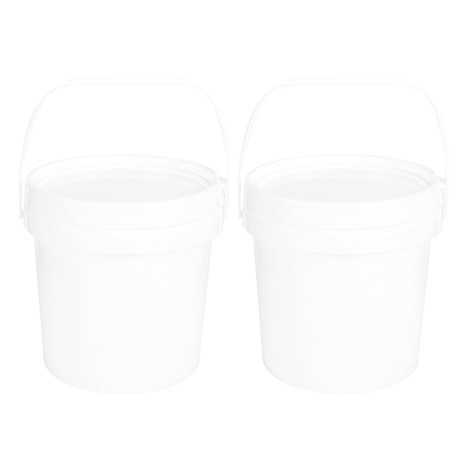 2pcs Practical Paint Buckets Pigment Buckets Multipurpose Can Handheld