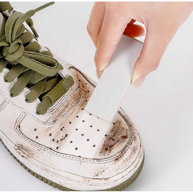 2pcs Practical Sneaker Erasers Shoe Care Cleaning Erasers Sneaker Cleaner Erasers, Size: 7.4x2.4cm, White