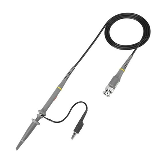 2pcs Precision BNC Oscilloscope Probe Kit 100Mhz Scope Clip 1X / 10X Switchable Test Cable