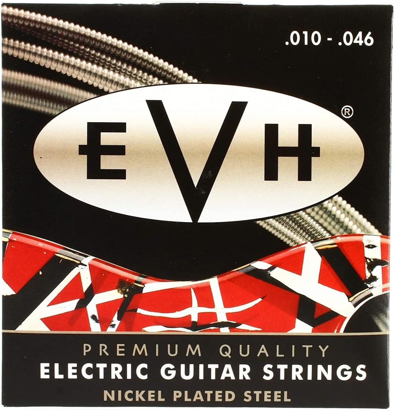 2pcs Premium Plated Electric Guitar Strings, .010 .046