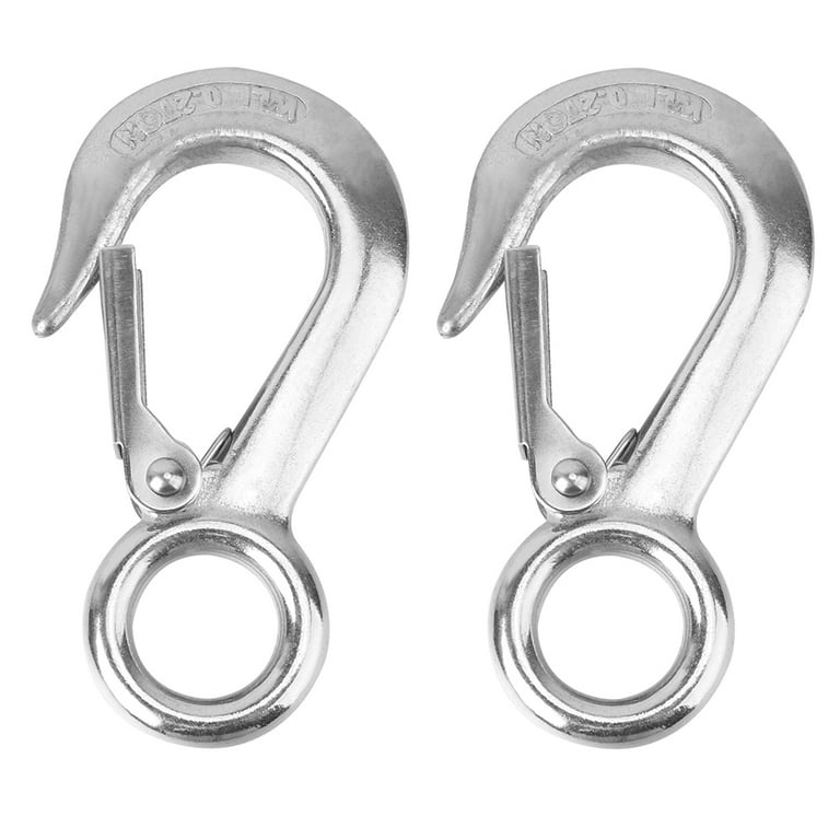 8pcs S-shaped Stainless Steel Swivel Hooks With Bearing For