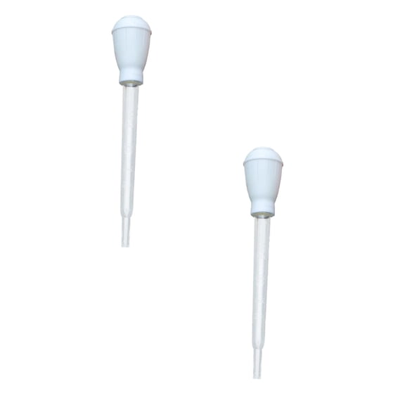 2pcs Premium Turkey Basters for Cooking – Baster Syringe for Hot Liquids – Meat And Food Injector – Essential Thanksgiving Cooking Tool – Turkey Baster Large(White 30Ml) Harlik