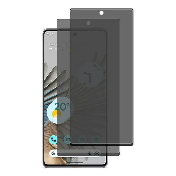 2pcs Privacy Screen Protector For Google Pixel 7 Pro Full Coverage Anti-spy Screen Tempered Glass