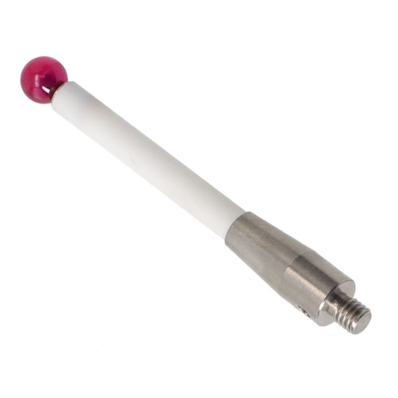2pcs Probe Stylus A 5000 3709 CMM 50mm Contact Probes Ceramic Measuring Shafts-6mm Ball Tip CNC Tools Accessory,2 * Contact probe