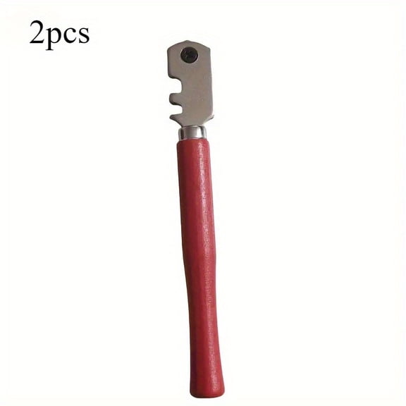 2pcs Professional Handheld Multifunctional Glass Cutting Tool German Six-Wheel Glass Cutter for Precise Glass and Tile Cutting