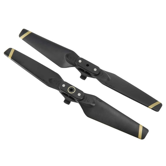 2pcs Propeller for DJI Spark Drone Quick Release Folding Blades 4730F Props Spare PartsBlack Gold Edge Cccanaooolceie