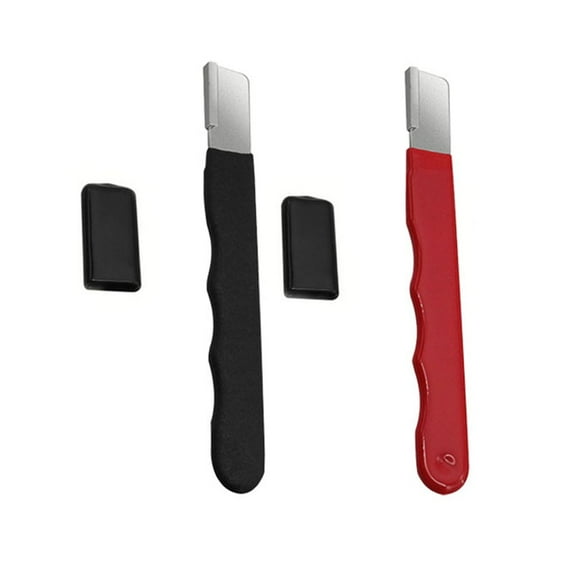 2pcs Pruning Sharpening Stone Garden Shear Scissors Sharpener with Lid Pocket