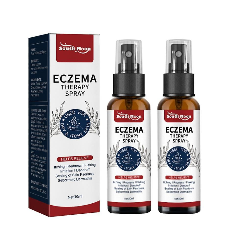 2pcs Psoriasis Treatment Spray Relieve Rash Desquamation Dermatitis