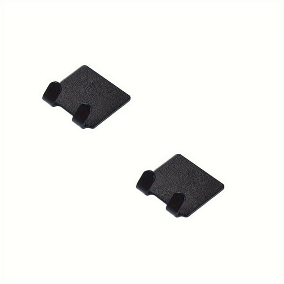 2pcs Punch-Free Razor & Accessory Hooks – Adhesive Stainless Steel Wall-Mount Holders for Shavers, Towels, Keys, Cables & Kitchen/Bath