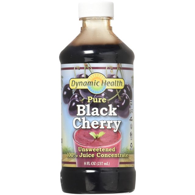 2pcs Pure Black Cherry Unsweetened 100 Juice Concentrate, No Additives