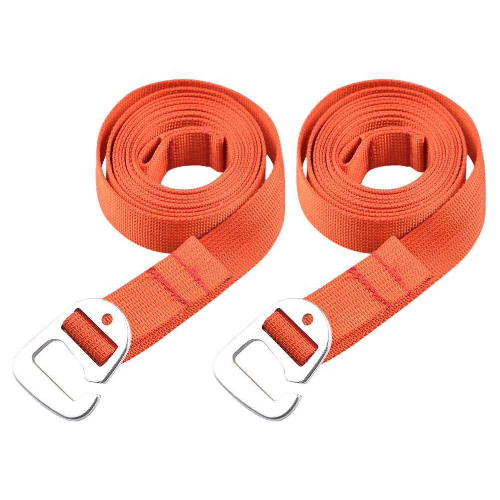 2pcs Quick Release Tie Down Straps Tie Down Belt Luggage Lashing Straps