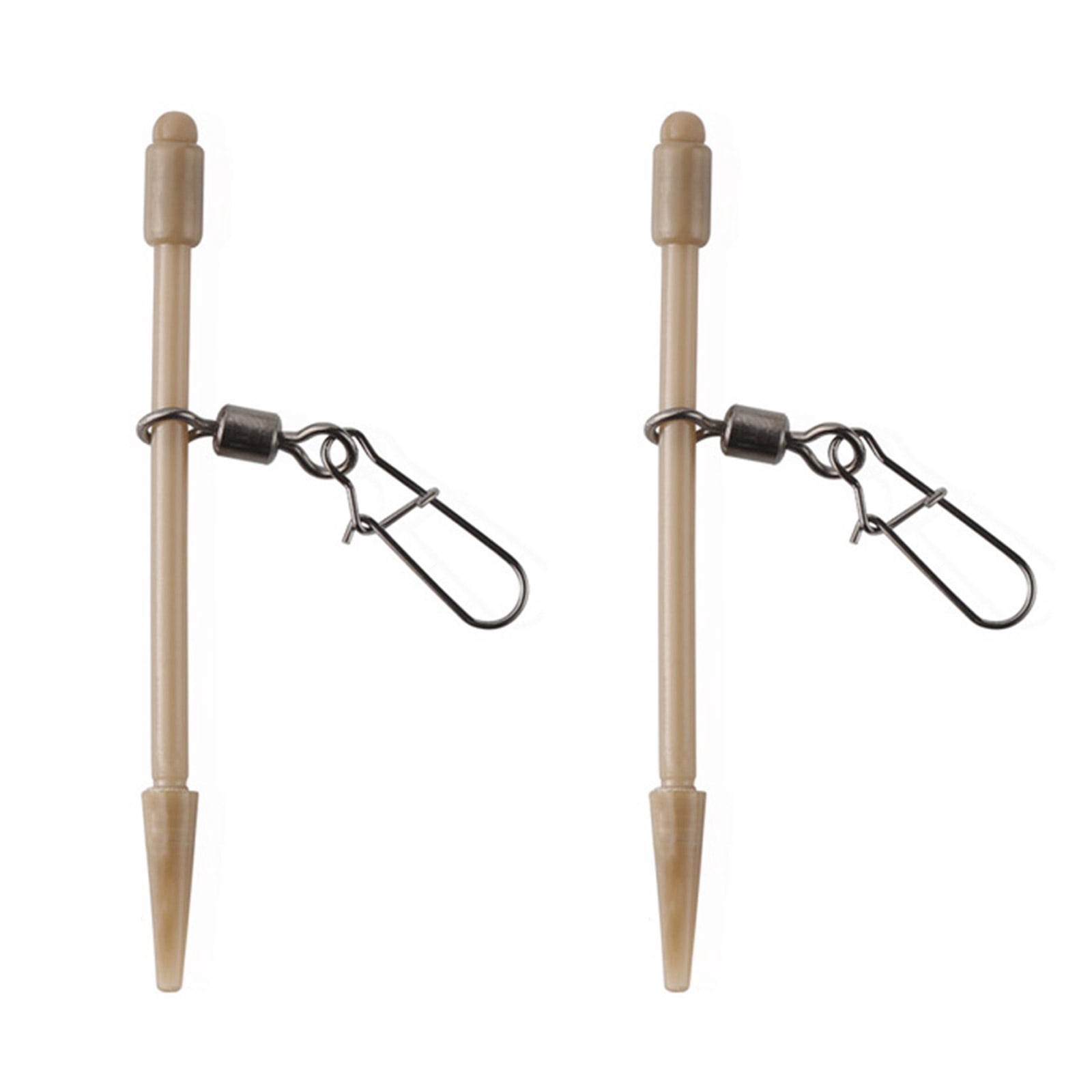 2pcs Quick Setup Anti-Tangle Feeder Systems Clip Swivels Tail Sleeves ...