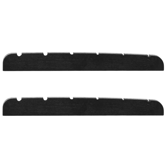 2pcs Quick and Easy 42mm Bone Slotted Electric Guitar Nut Flat Bottom for 6 String Flat Bottoms Repair Tool