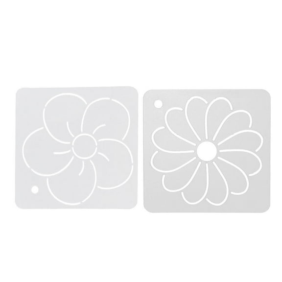 2pcs Quilt Stencil Template Patchwork for DIY Sewing Craft 12x12cm