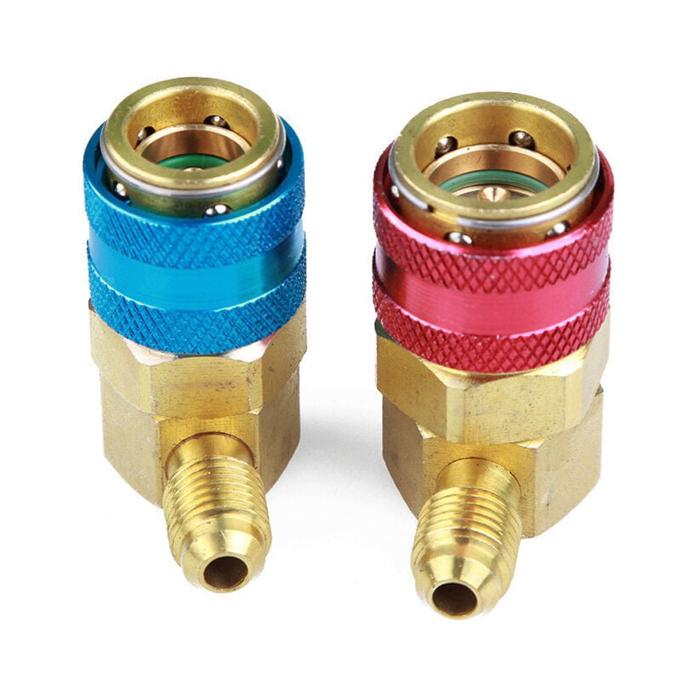 HVAC Quick Connect Fittings UTMALL 2-Pack R134A Quick Connector ...