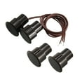 thumbnail image 1 of 2pcs RC-36 NC Recessed Wire Door Contact Sensor Alarm Magnetic Reed Switch Brown, 1 of 3