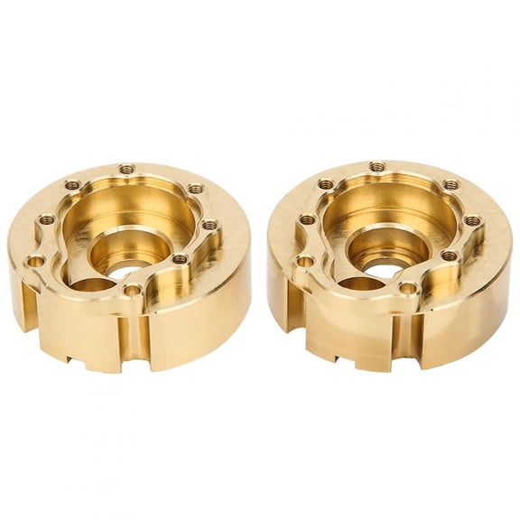 2pcs RC Car Counterweight Balance Weight Portal Drive Housing, RC Crawler Car Brass Counterweight Balance Weight Portalfor Trax-xas T-RX-4 1:10 Vehicle