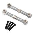 thumbnail image 1 of 2pcs RC Car Steering Linkage Rod Set Aluminum Alloy Adjustable Tie Rods for 1 14 Scale RC Trucks, 1 of 9