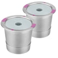 thumbnail image 1 of 2pcs Reusable K Cups Coffee Filter, Stainless Steel K Cup Reusable Coffee Pods Filters for Keurig 1.0 & 2.0 Coffee Makers BPA-Free Refillable Coffee Filters, 1 of 8