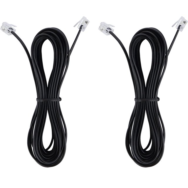 2pcs RJ11 To RJ45 Adapter Telephone To Cord Telephone Plug