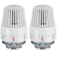 thumbnail image 1 of 2pcs Radiator Thermostatic Head Heater Control Thermostat Tools Valve Heads, 1 of 12