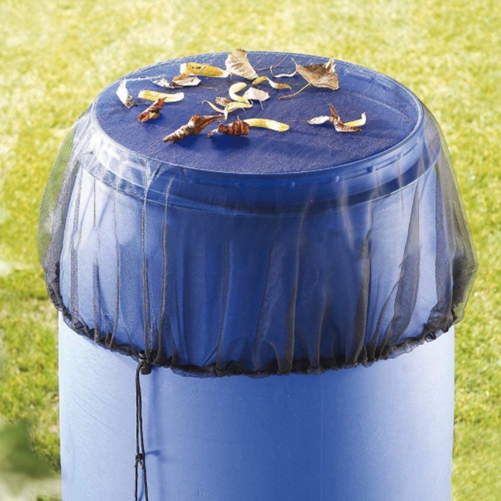 2pcs Rain Barrels Mesh Cover 83 cm in diameter Buckets Screen Mesh with