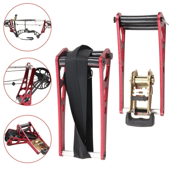 2pcs Ratchet Style Bow Press Aluminum alloy Archery Compound Bow Useful Red