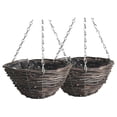 thumbnail image 1 of 2pcs Rattan Flowerpot, 1 of 3