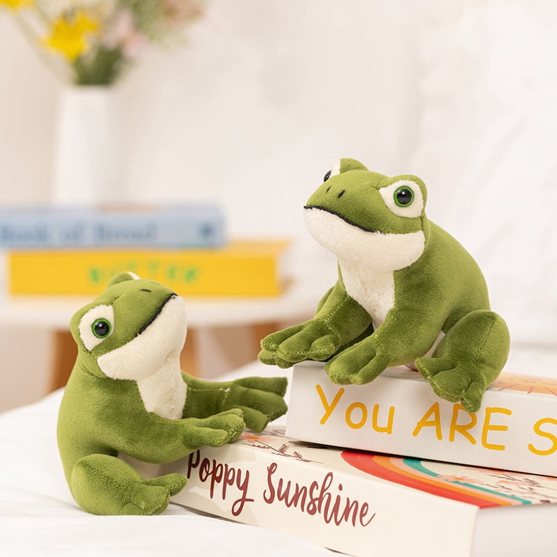 Jellycat Ricky Rain Frog Plush Toy - Medium 7 Inch Soft Stuffed Animal For Kids
