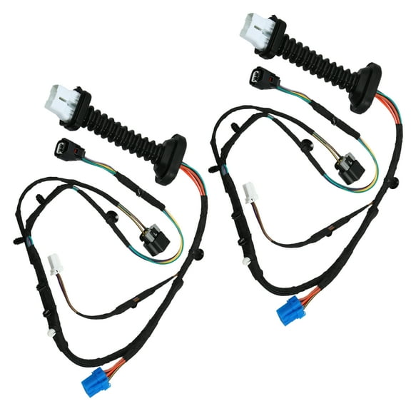 2pcs Rear Door Harness with Connector for Dodge for RAM 1500 2500 3500 4500 5500 56051931AA 56051931AB Left Right Door