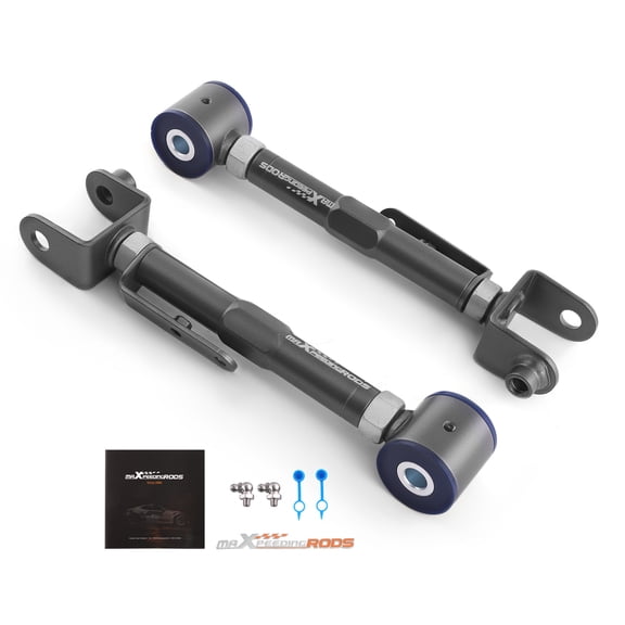 2pcs Rear Upper Adjustable Camber Control Arms Kit for Honda CR-V 2002-2006 & Element 2003-2011, Steel Suspension Parts, SKU 88695248, Left Right, -2 to +4 Adjustment