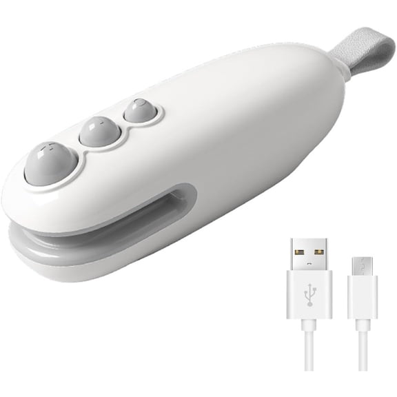 2pcs Rechargeable Mini Bag Sealer, 2 in 1 Portable Snacks Heat Seal Machine with Cutter and Magnet for Plastic Mylar Bag