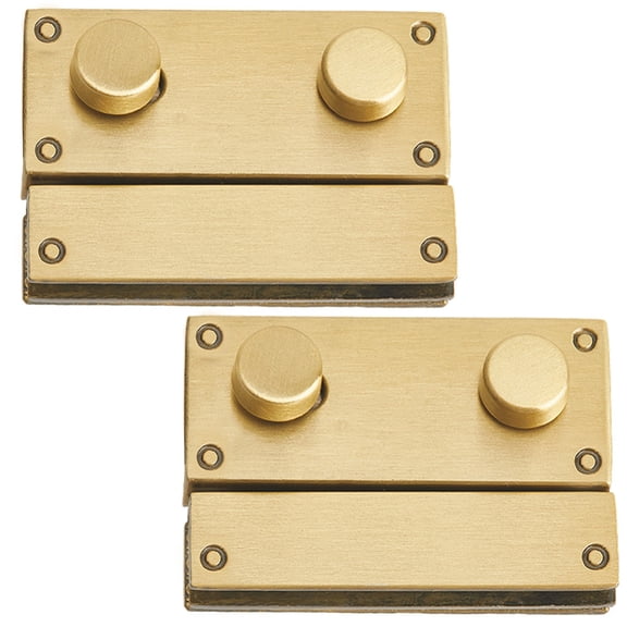 2pcs Rectangle Press Lock Clasp Closure Twist Turn Locks Purse Catch Clasps Hardware Buckle Fasteners