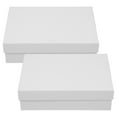 thumbnail image 1 of 2pcs Rectangle Shape Paper Box Kraft Paper Box Gift Box Valentine's Day Gift Wrapping Box, 1 of 6