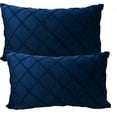 thumbnail image 1 of 2pcs Rectangular Pillowcase With Striped Pattern Simple Solid Color, 1 of 5