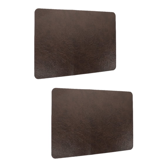 CIMAXIC Set of 2 PU Rectangular Placemats for Home Dining Table and Easy Cleaning