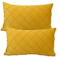 thumbnail image 1 of 2pcs Rectangular pillowcase with striped pattern Simple solid color, 1 of 6